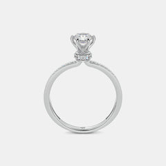 Dazzling Moissanite Cluster Ring