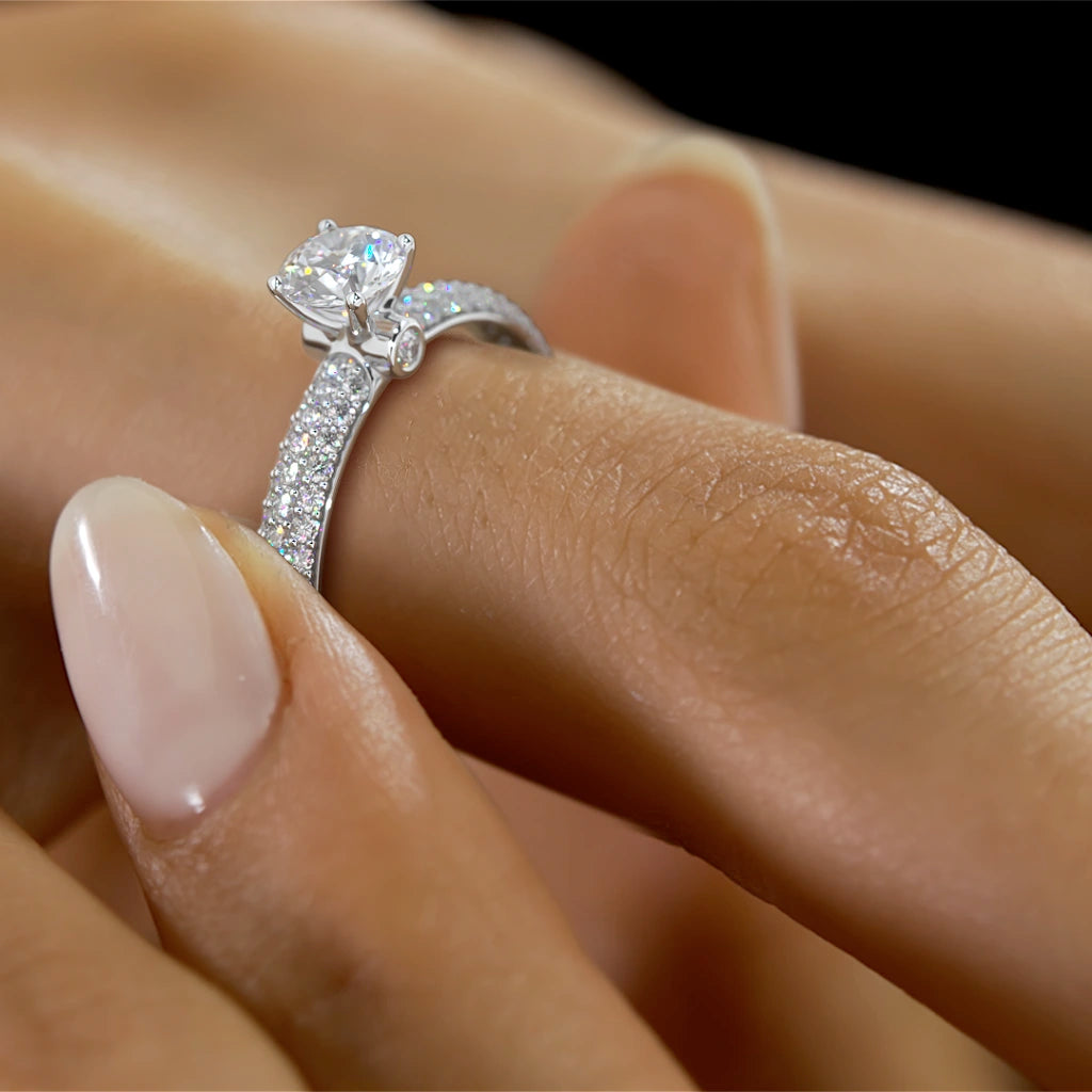 Classic Bridal Moissanite Ring