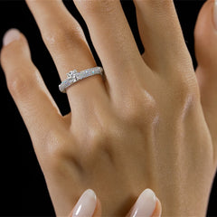 Eternal Love Moissanite Engagement Ring