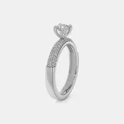 Eternal Love Moissanite Engagement Ring