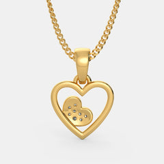 Love Struck Heart Necklace