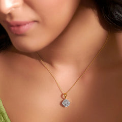 Urbane Diamond Pendant Necklace